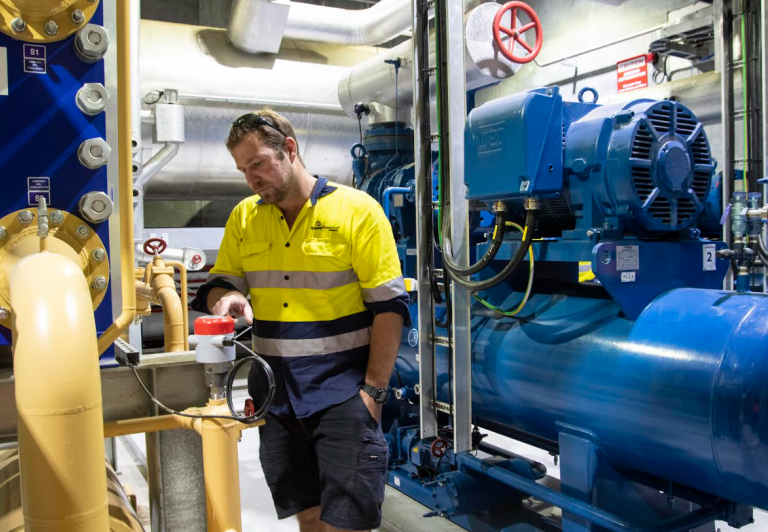 Kinetic Electrical Hawkes Bay industrial electrician on site