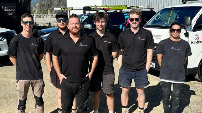 Kinetic Electrical Kapiti Horowhenua team photo