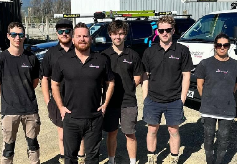 Kinetic Electrical Kapiti Horowhenua team photo