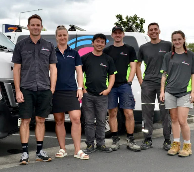 Kinetic Electrical Rodney team