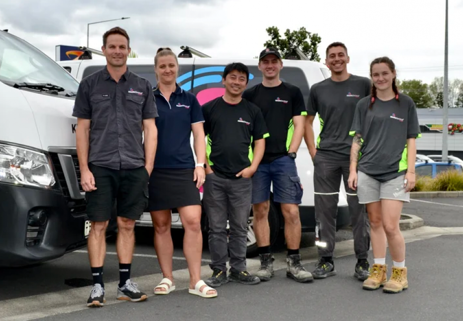 Kinetic Electrical Rodney team
