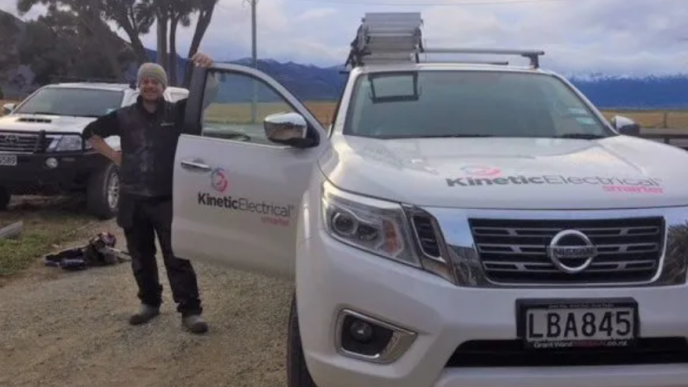 Kinetic Electrical Wanaka owner Sam Orbell