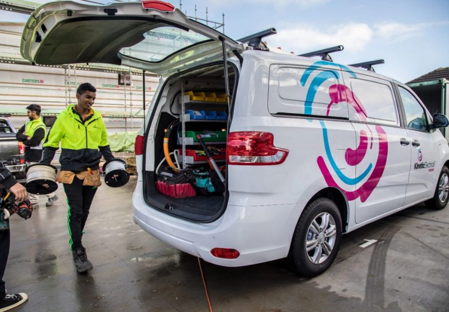 Kinetic Electrical team working on-site in New Zealand